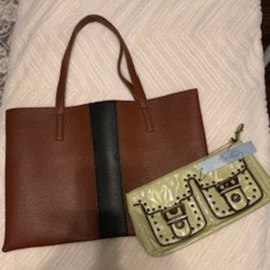 Vince Camuto Tote & Kate Landry Clutch